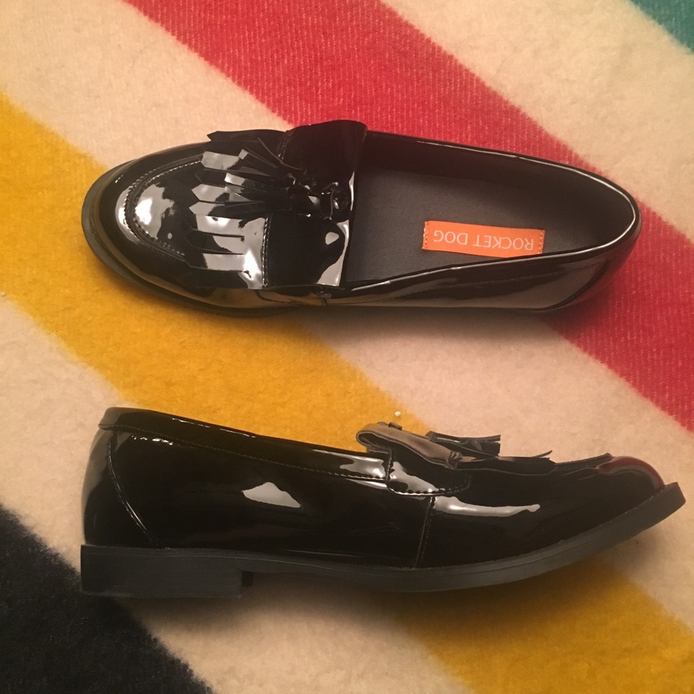 ROCKET DOG - Black Patent Leather Loafers